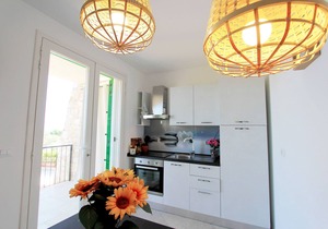 Sea view villa with garden and private hot tub 242