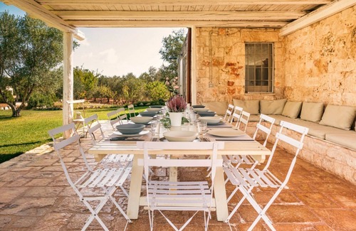 Ceglie Messapica Villa | Trulli Tra Pietre: Luxury Trulli with Private Pool, Pet Friendly