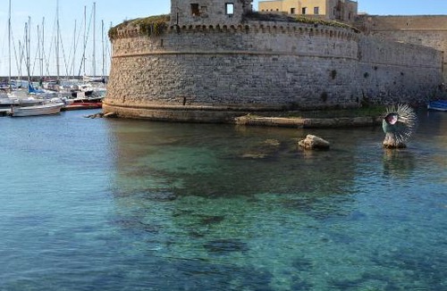 Gallipoli Apartment | 2 bedrooms appartement with sea view shared pool and enclosed garden at Gallipoli