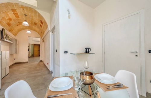 San Pancrazio Salentino House | Apartment 'Casa Agas' with Private Garden and Air Conditioning