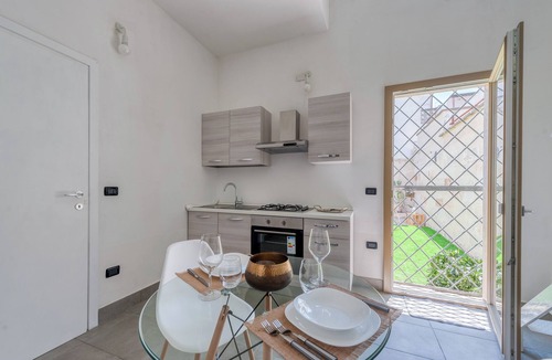San Pancrazio Salentino House | Apartment 'Casa Agas' with Private Garden and Air Conditioning
