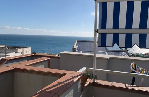 Santa Cesarea Terme Apartment | Apartment 'I Due Soli' with Sea View, Wi-Fi and Air Conditioning