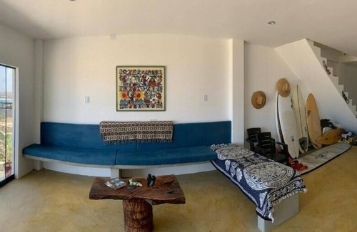 Lobitos Apartment | Deluxe Double Room with Balcony and Sea View