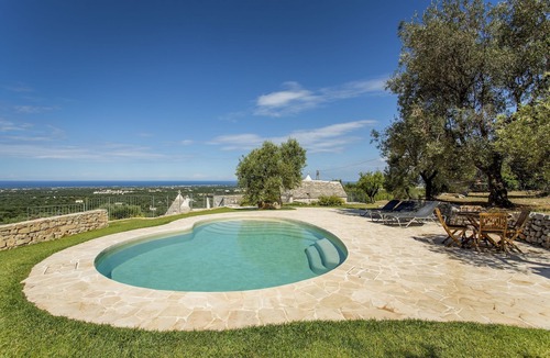 L'Assunta Villa | Luxury Trullo with WIFI, private pool and amazing panoramic sea views