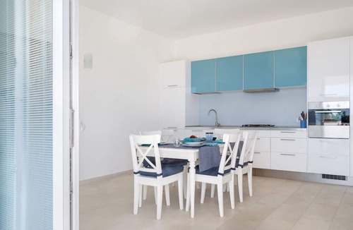 Padula Fede House | Salento Villa Emma - Light Blue Apartment: Sea View