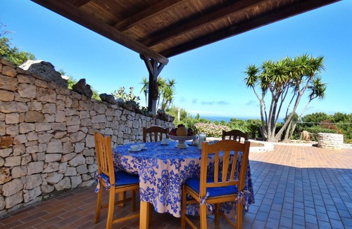 Marina di Novaglie Villa | Trullo Anthos - Beautiful Sea View and Private Garden