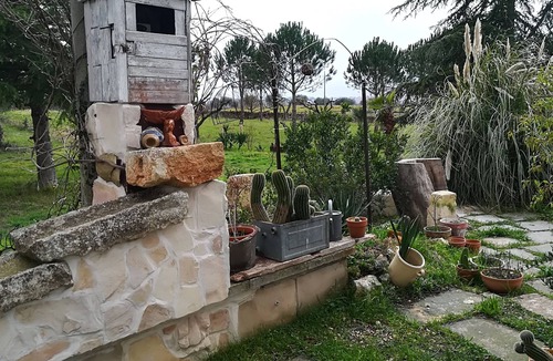 Martina Franca House | villa due trulli art house with pool on panoramic view of the "Valle d'Itria"