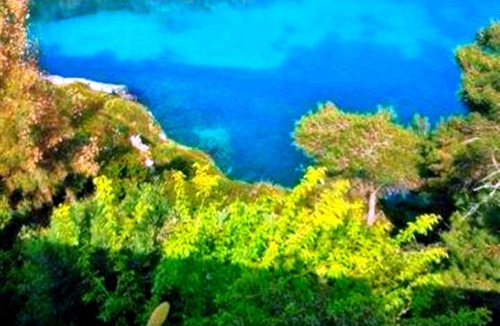 Porto Tricase Villa | VILLA GIRASOLI ON THE SEA 6 GUESTS SWIMMING POOL of property " VILLE GIRASOLI"