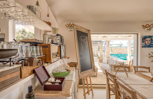 Salve Villa | Villa 'Palmira Immersa Nella Natura' with Sea View, Private Pool and Wi-Fi