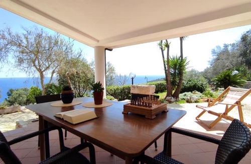 Marina di Novaglie Villa | Villa Resta - Ampio Giardino E Splendida Vista Mare