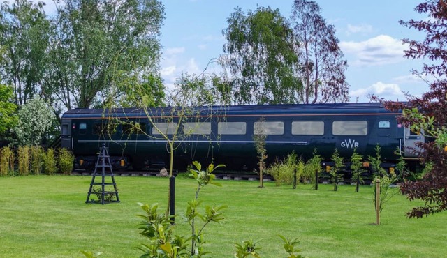 Railway train carriage beautifully converted for an unusual stay in Countryside