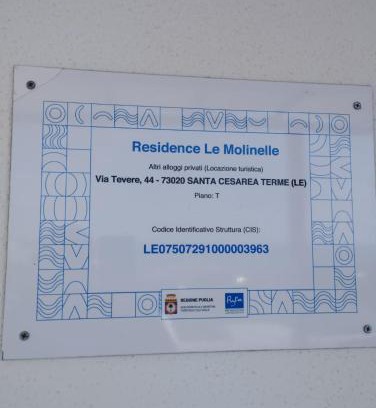 Santa Cesarea Terme Apartment | Residence Le Molinelle