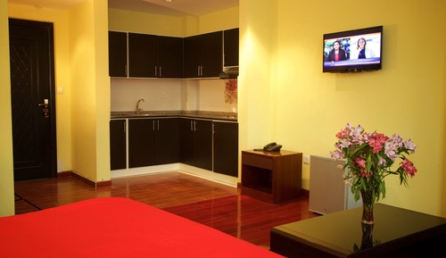 Studio, 1 Double Bed, City View
